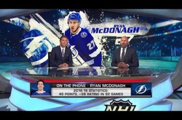 NHL Tonight:  Ryan McDonagh interview   Aug 6,  2019