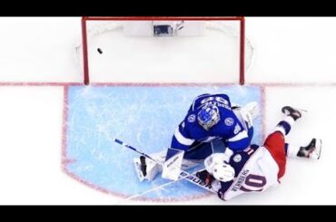 Alexander Wennberg Beautiful Goal vs. Lightning (Aug. 13, 2020) (ECQF Game 2) (All Calls)