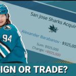 Should the San Jose Sharks Re-Sign or Trade Alexander Barabanov?