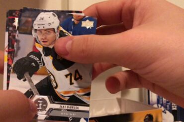 Upper Deck 2019-20 Series 1 Retail Box Break - Pack #13 NHL Hockey Cards - Unboxing YOUNG GUNS
