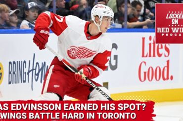 Has Simon Edvinsson Earned a Roster Spot? | Red Wings Lost Hard Fought Battle to the Maple Leafs