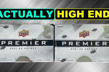 Opening 2 Boxes of 2021-22 Upper Deck Premier Hockey Hobby