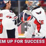 The Capitals have to avoid a certain pitfall in front of their goalies. Ovi-McMichael-Miro line.