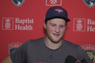 10/03/23 Tampa Bay 2-0 Florida Postgame: Steven Lorentz