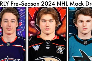 EARLY 2024 NHL MOCK DRAFT! (Pre-season TOP 15 Prospect Rankings & Macklin Celebrini/Eiserman Talk)