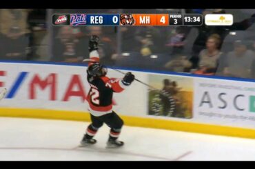 15 Year Old Gavin McKenna FIRST WHL GOAL