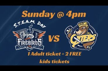 Join the Firebirds for S.T.E.A.M. Day This Sunday at 4pm!