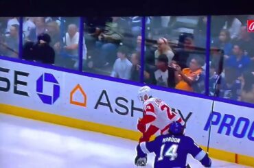 Pat Maroon devastating hit on Lindstrom 04/19/22