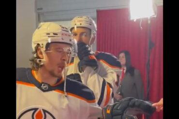 Edmonton Oilers Yamamoto Getting The Boys PUMPED!