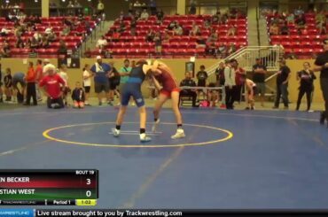 74 Lbs Round 1 - Casen Becker, CO Vs Christian West, KS Ef02