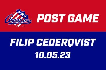 Filip Cederqvist Post Game | 10.05.23