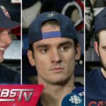 Barron, Dach + more Habs address the media at practice | FULL PRESS CONFERENCES