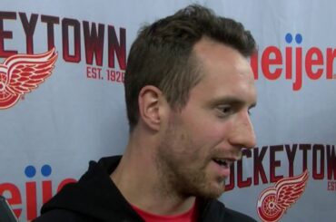 Patrik Nemeth jokes about fighting new Red Wings teammate Anthony Mantha