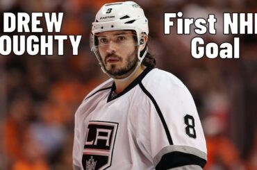 Drew Doughty #8 (Los Angeles Kings) first NHL goal Oct 20, 2008 (Classic NHL)