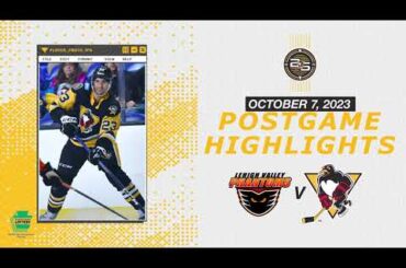 POSTGAME HIGHLIGHTS:  October 7, 2023