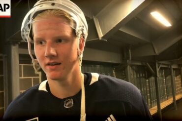 Sabres' Rasmus Dahlin back practicing in Buffalo