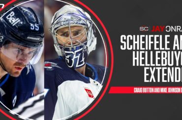 What led to Scheifele and Hellebuyck signing long term in Winnipeg?
