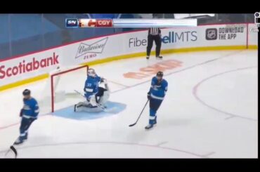 Chris Tanev Scores From His Own Blue Line