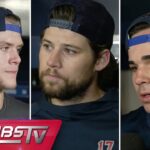 Savard, Newhook + more Habs address the media at practice | FULL PRESS CONFERENCES