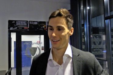 Matt Tomkins hade en svettig match