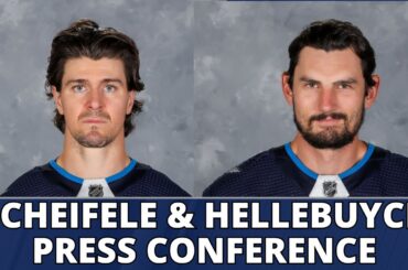 Winnipeg Jets Mark Scheifele & Connor Hellebuyck extension press conference