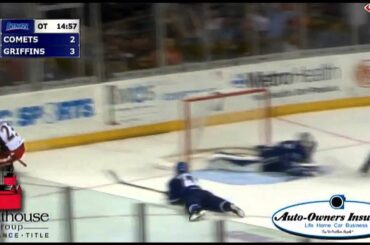 Andreas Athanasiou OT Winner From Nick Jensen vs The Utica Comets