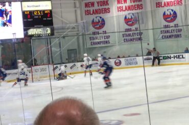2018 Islanders Rookie Scrimmage Oliver Wahlstrom 2nd Goal
