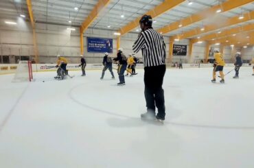 Matt Barbolini scores at Nashville Predators Prospect Showcase at Ford Ice Center in Bellevue