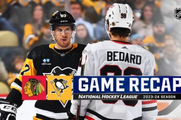 Blackhawks @ Penguins 10/10 | NHL Highlights 2023