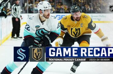 Kraken @ Golden Knights 10/10 | NHL Highlights 2023