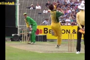 Cricket - The 'Don Bradman' shot.