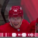 Jakub Vrana's First Goal As A Red Wing