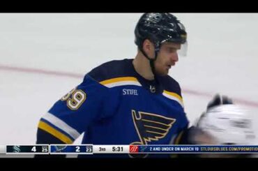 Pavel Buchnevich scores vs Kraken (28 feb 2023)