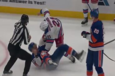 Reacting to Barclay Goodrow DESTROYING Anders Lee (9/30/23) (Preseason)