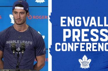Pierre Engvall Pregame | Toronto Maple Leafs versus Pittsburgh Penguins | Thursday, February 17 2022