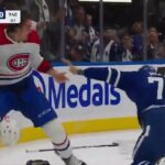 Arber Xhekaj fights Ryan Reaves