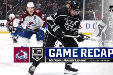 Avalanche @ Kings 10/11 | NHL Highlights 2023