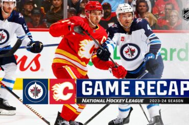Jets @ Flames 10/11 | NHL Highlights 2023