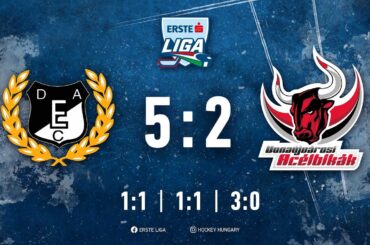 Gólösszefoglaló - EL 90 - DEAC - Dunaújvárosi Acélbikák 5:2 20211116