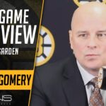 Jim Montgomery Calls Bruins AVERAGE after 3-1 Win vs Blackhawks | Postgame Interview