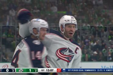 Boone Jenner 1-1 Goal vs. Stars (Dec. 2, 2021)