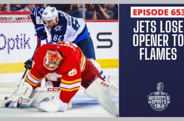 Winnipeg Jets lose season opener 5-3 to Calgary Flames, countdown to Saturday's home opener