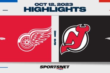 NHL Highlights | Red Wings vs. Devils - October 12, 2023