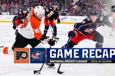 Flyers @ Blue Jackets 10/12 | NHL Highlights 2023