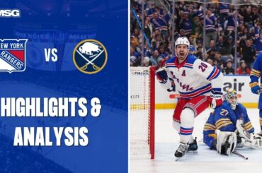 Rangers Take Season Opener 5-1 Against Sabres | New York Rangers