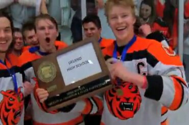 Delano Beats Breck to Earn First-Ever State Hockey Trip - Chris Long & KSTP