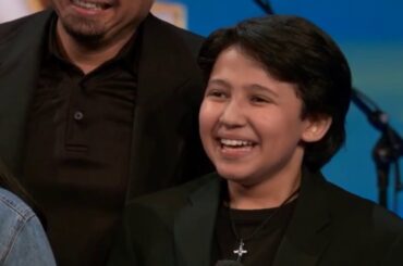 Justin-Lee Schultz Jamie-Leigh Schultz and Julius Schultz on America’s most Musical Family