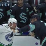JT Miller vs Carson Soucy fight Seattle Kraken vs Vancouver Canucks (2022 NHL)