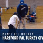 Men's Ice Hockey Provides Turkeys With Hartford PAL