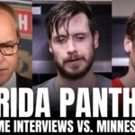 Paul Maurice, Sergei Bobrovsky & Oliver Ekman-Larsson Recap Florida Panthers Opener vs. Minnesota